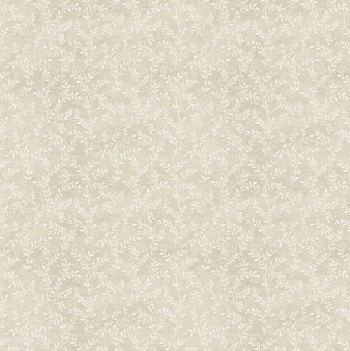 Self - adhesive Beige and Ivory Leaf Printed Wallpaper - The Rug Decor