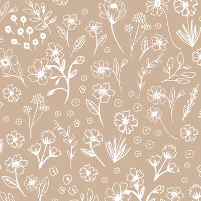 Self - adhesive Pink, Beige and Tan Subtle Floral Pattern wallpaper - The Rug Decor