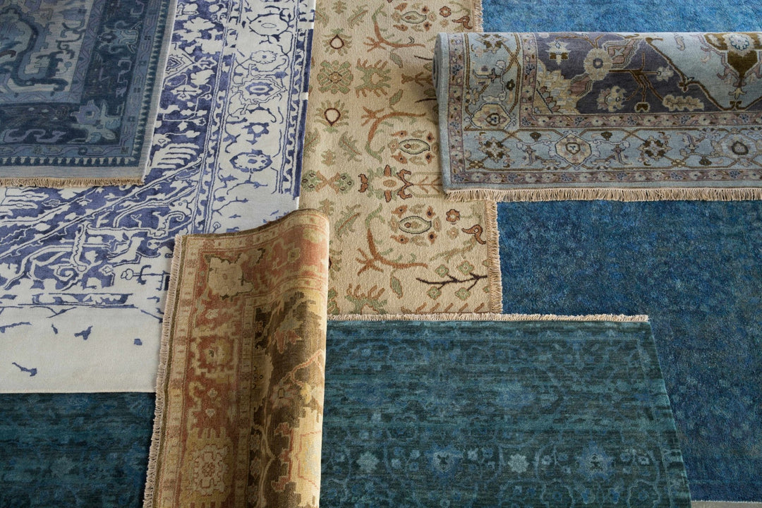 Senath Traditional Style Olive And Ivory Hand Knotted Area Rug - The Rug Decor