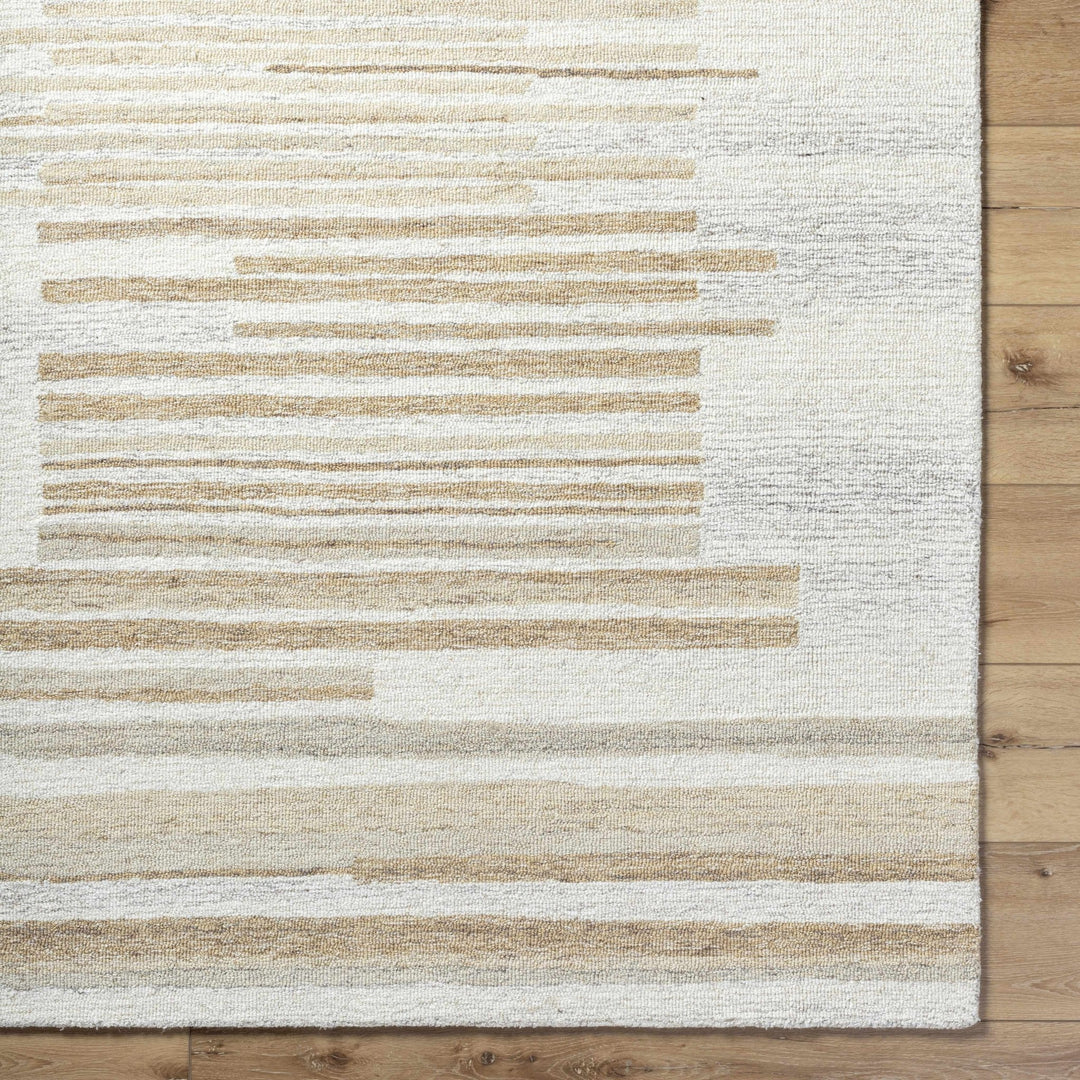 Seung Beige Contemporary Style Hand Tufted Wool Rug - The Rug Decor