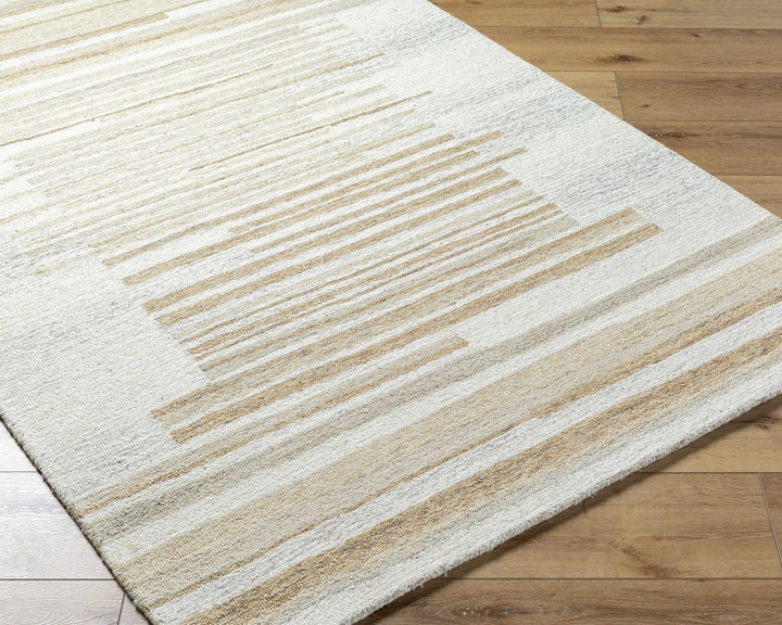 Seung Beige Contemporary Style Hand Tufted Wool Rug - The Rug Decor
