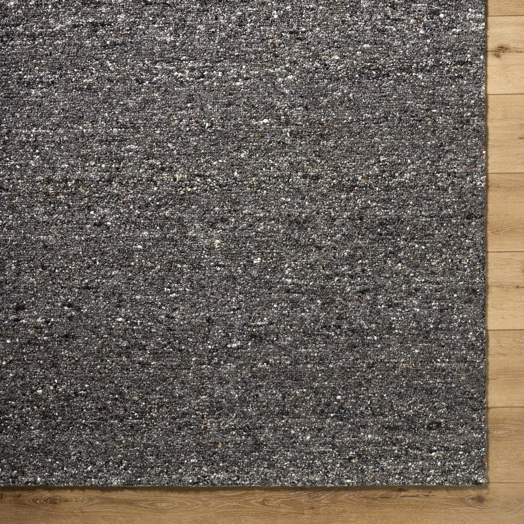 Sevan Contemporary Black Hand Tufted Wool Area Rug - The Rug Decor