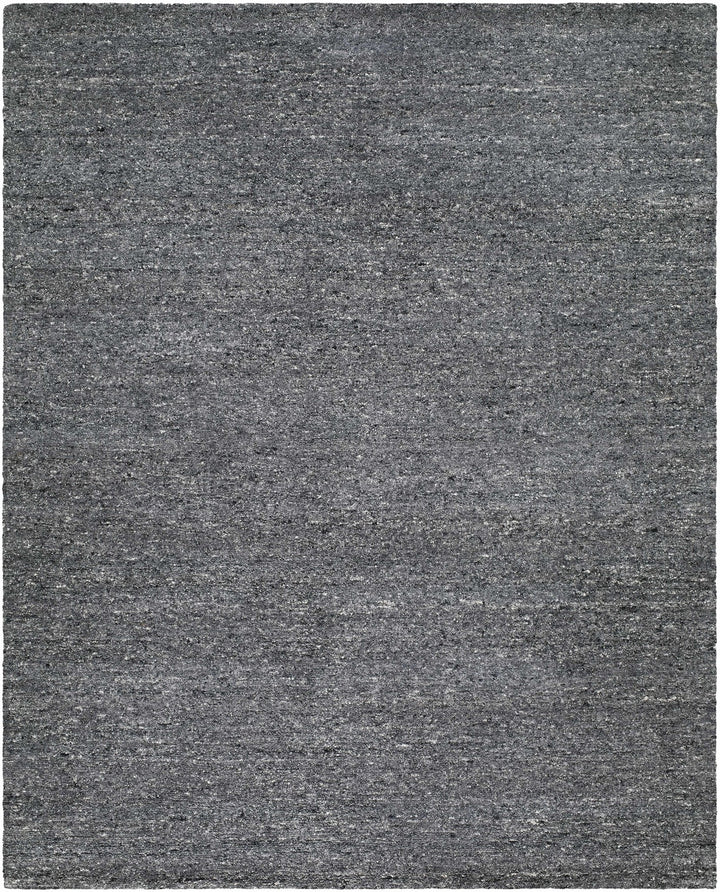 Sevan Contemporary Gray And Black Wool Area Rug - The Rug Decor