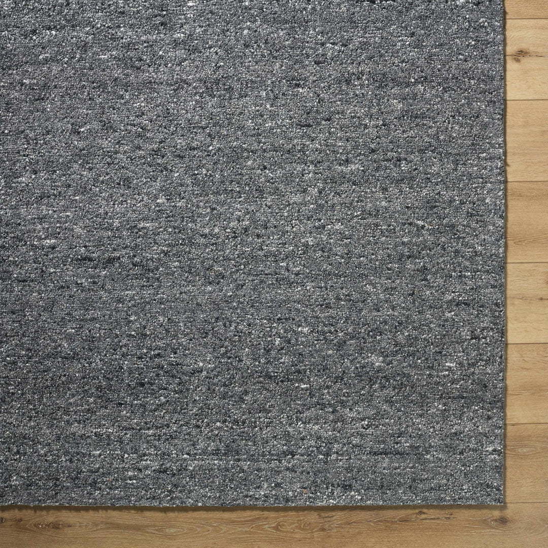 Sevan Contemporary Gray And Black Wool Area Rug - The Rug Decor