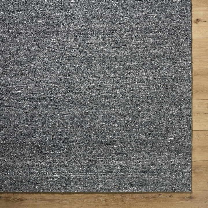 Sevan Contemporary Gray And Black Wool Area Rug - The Rug Decor