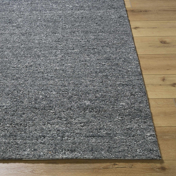 Sevan Contemporary Gray And Black Wool Area Rug - The Rug Decor