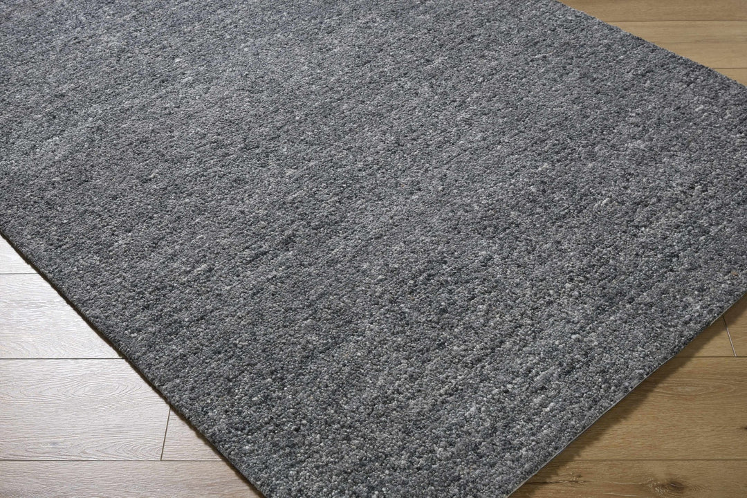 Sevan Contemporary Gray And Black Wool Area Rug - The Rug Decor