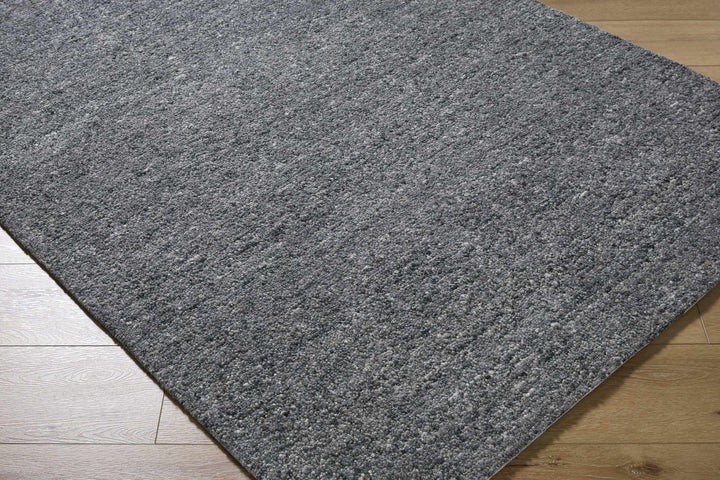 Sevan Contemporary Gray And Black Wool Area Rug - The Rug Decor