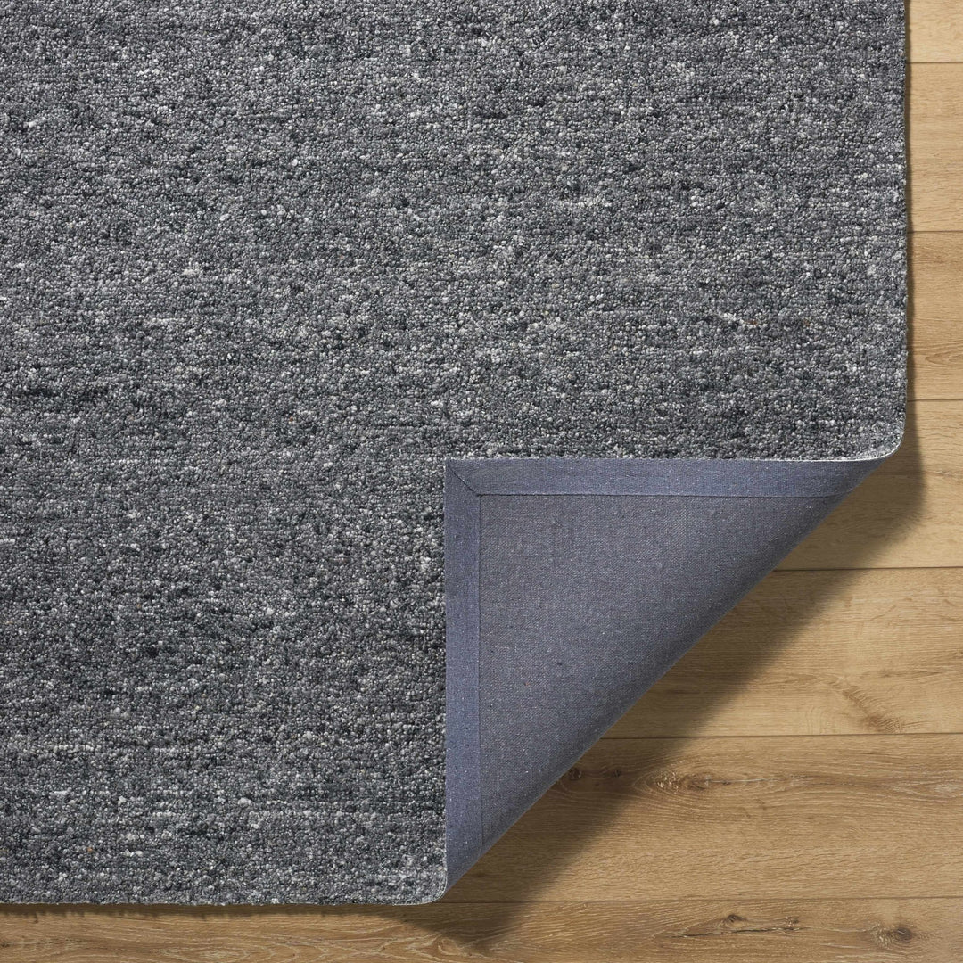 Sevan Contemporary Gray And Black Wool Area Rug - The Rug Decor