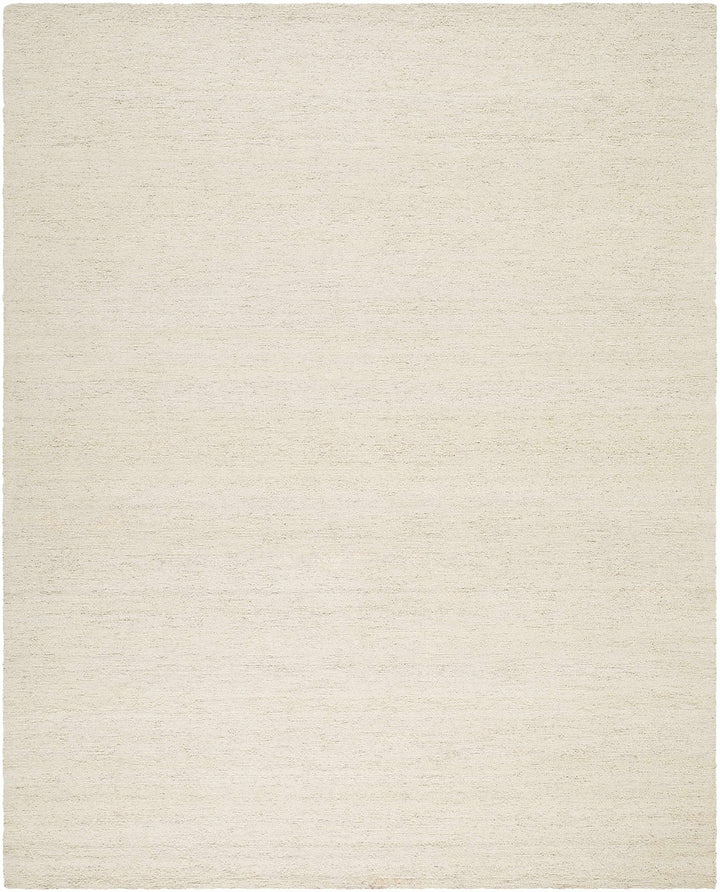 Sevan Modern Solid Design Ivory Hand Tufted Wool Rug - The Rug Decor