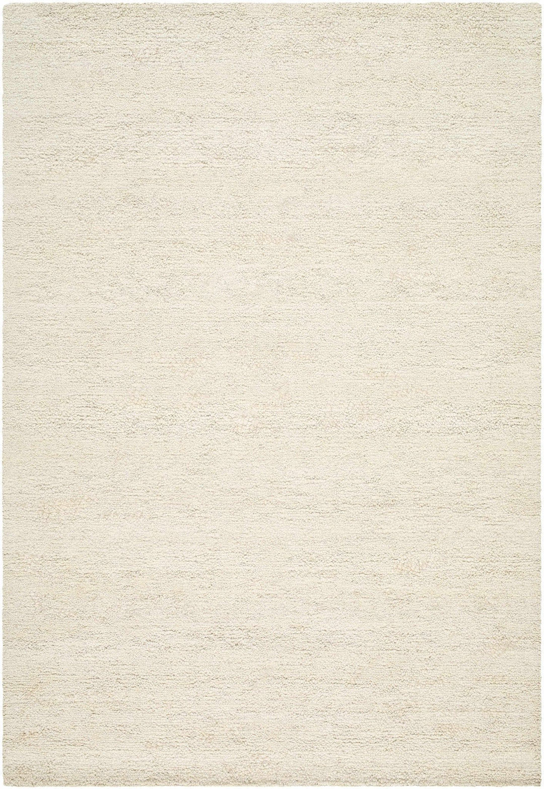 Sevan Modern Solid Design Ivory Hand Tufted Wool Rug - The Rug Decor
