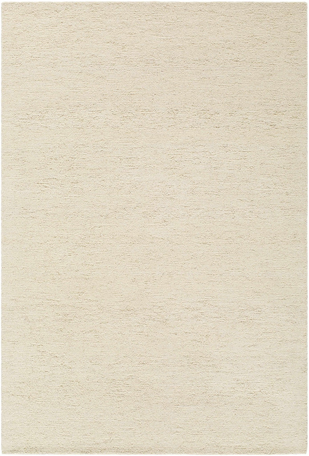 Sevan Modern Solid Design Ivory Hand Tufted Wool Rug - The Rug Decor