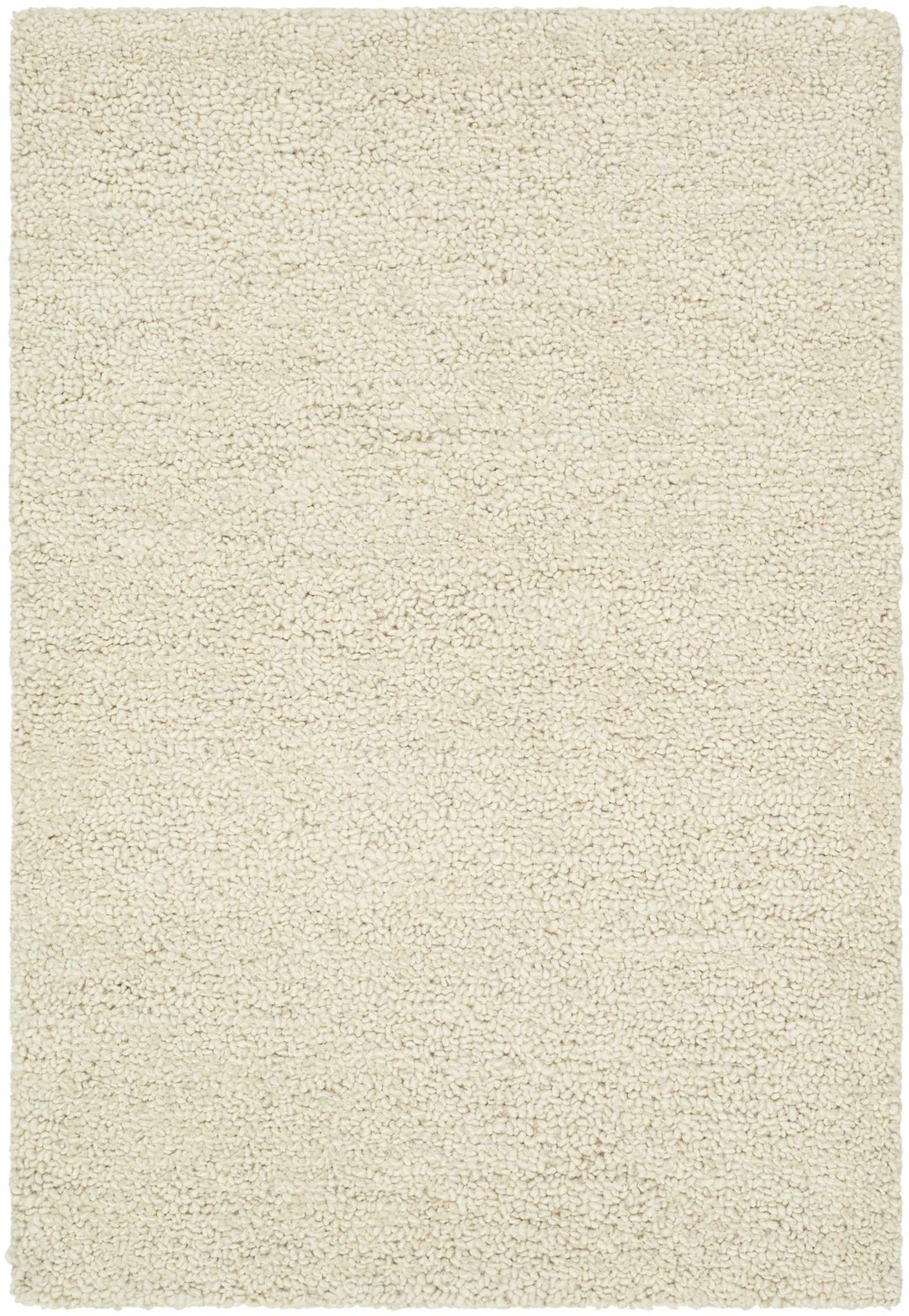 Sevan Modern Solid Design Ivory Hand Tufted Wool Rug - The Rug Decor