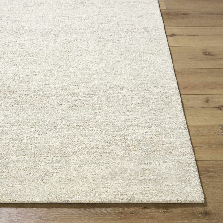 Sevan Modern Solid Design Ivory Hand Tufted Wool Rug - The Rug Decor