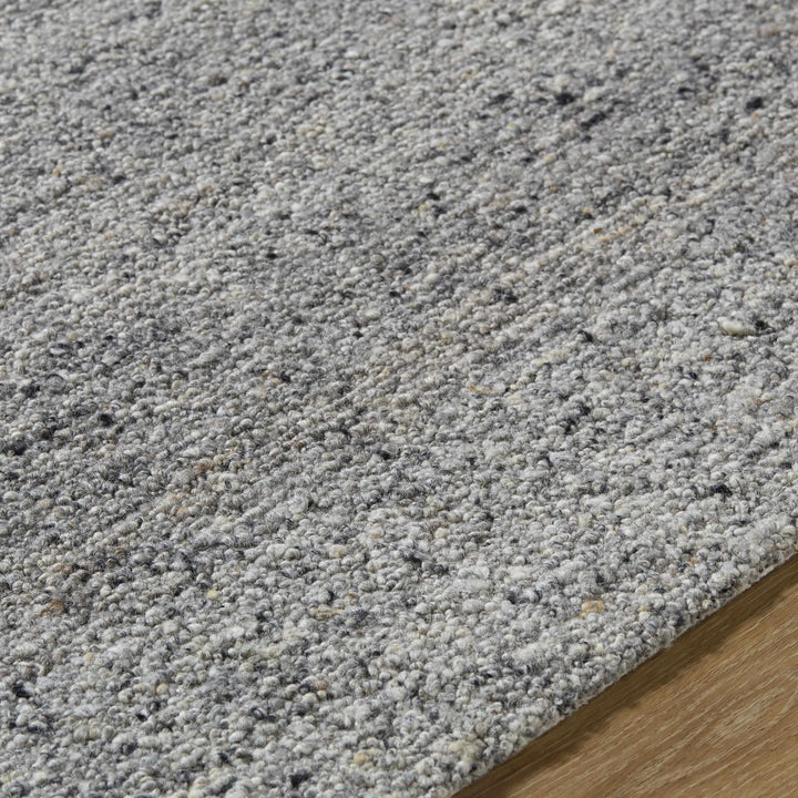 Sevan Modern Solid Gray Wool Area Rug - The Rug Decor