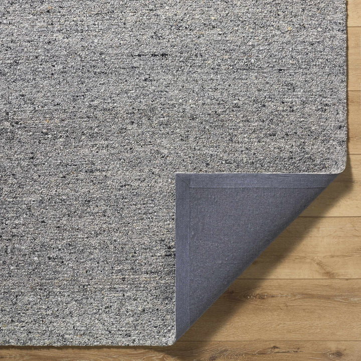 Sevan Modern Solid Gray Wool Area Rug - The Rug Decor