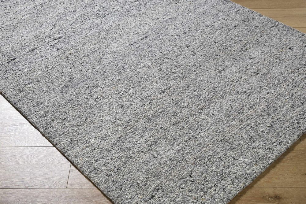 Sevan Modern Solid Gray Wool Area Rug - The Rug Decor