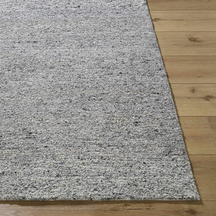 Sevan Modern Solid Gray Wool Area Rug - The Rug Decor