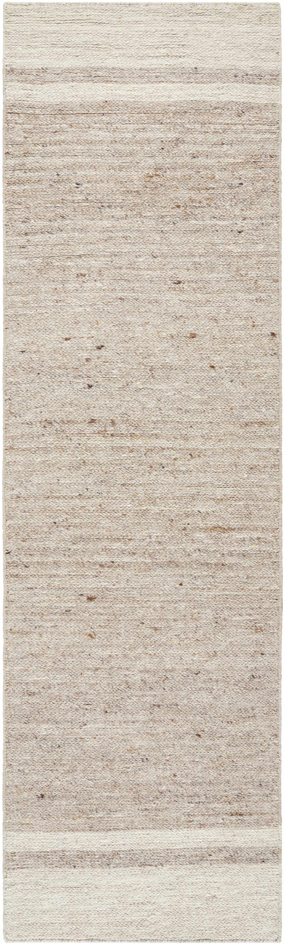 Urmat Contemporary Beige Wool Area Rug