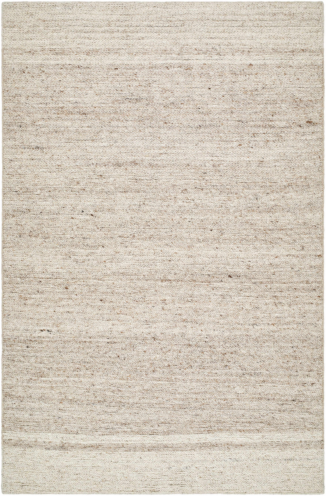 Urmat Contemporary Beige Wool Area Rug