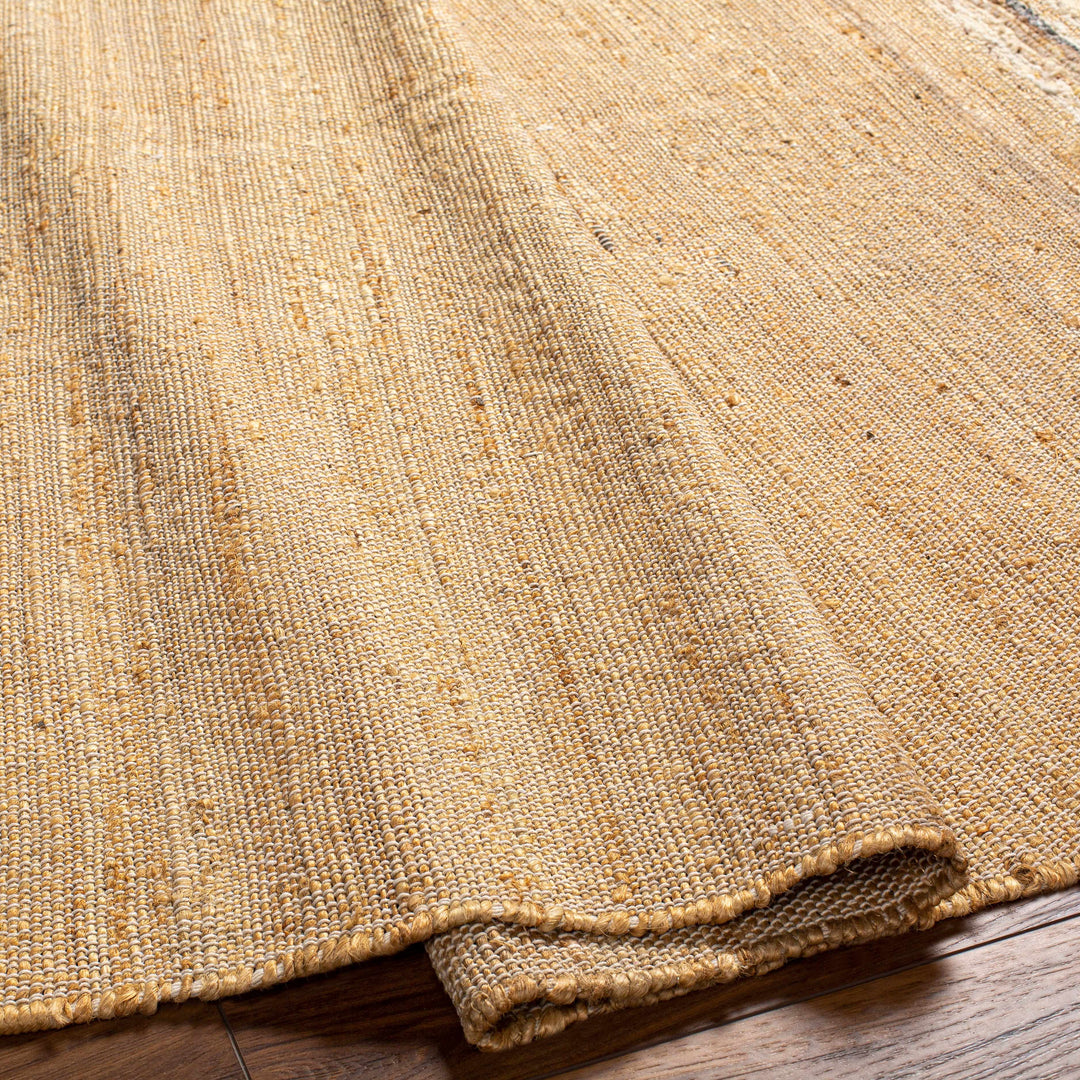 Kame Modern Style Beige Hand Woven Wool Area Rug