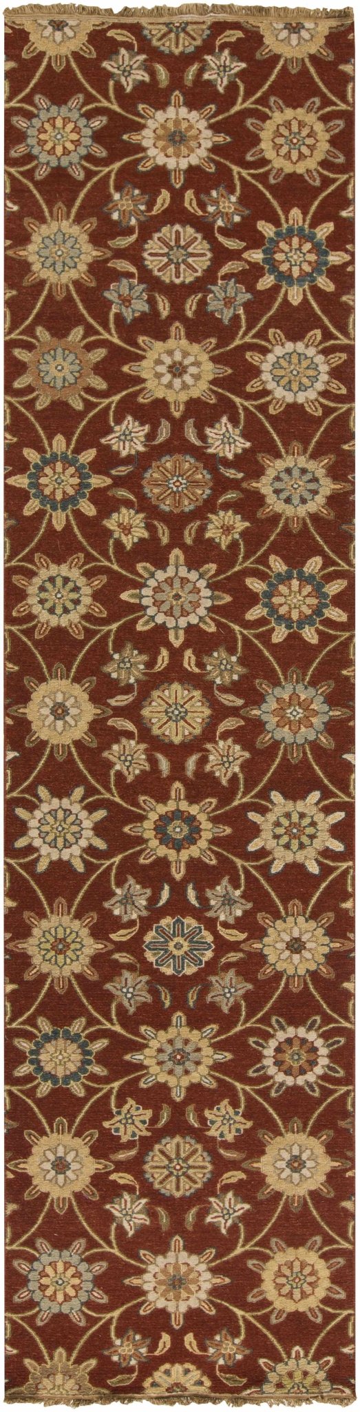 Shade Brown And Beige Traditional Style Area Rug - The Rug Decor
