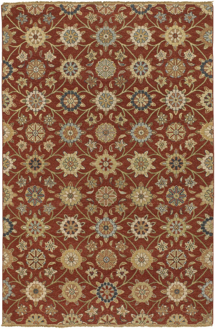 Shade Brown And Beige Traditional Style Area Rug - The Rug Decor
