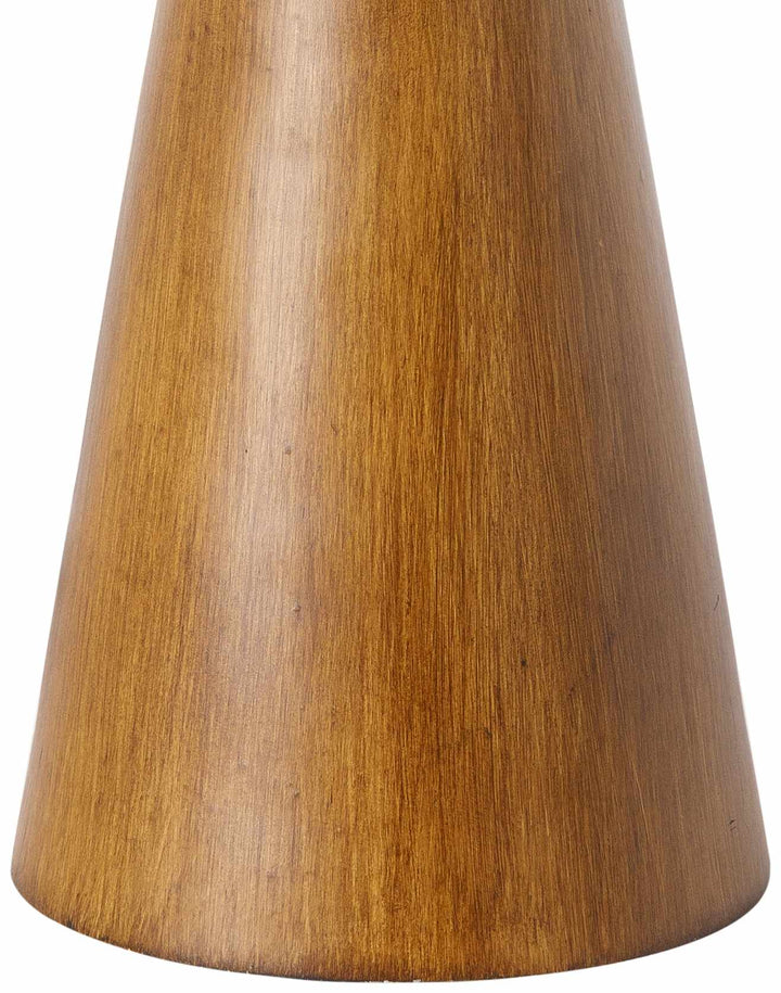 Shchastya Dark Red Resin Table Lamp | Contemporary Accent Lighting - The Rug Decor