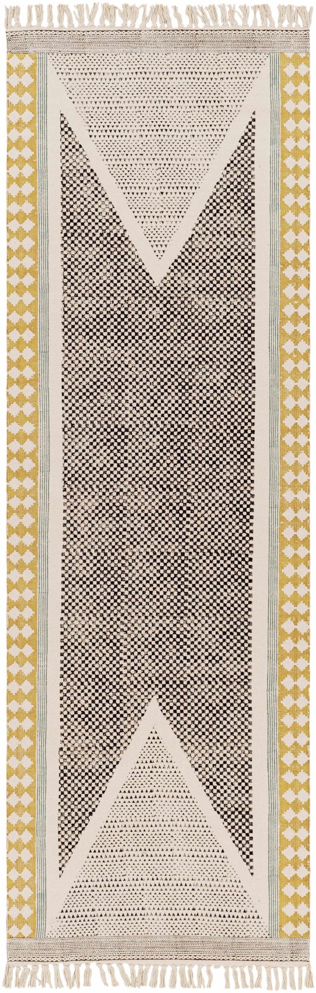 Sherbrooke Bohemian Beige And Black Area Rug - The Rug Decor