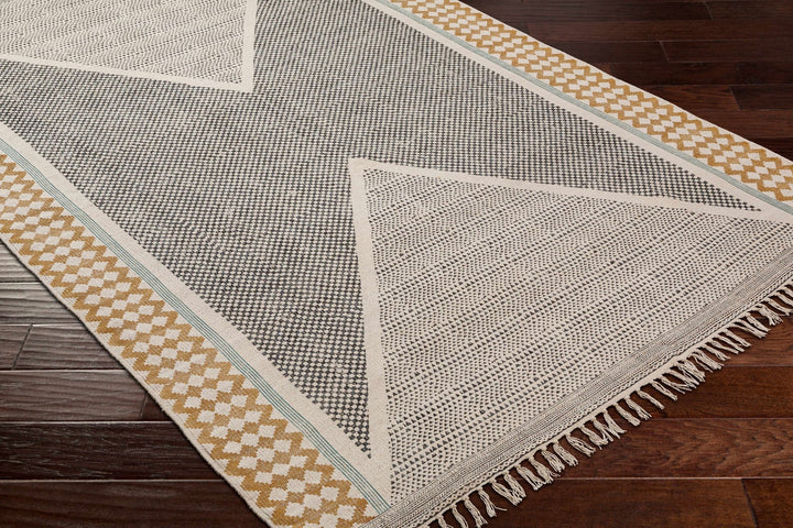 Sherbrooke Bohemian Beige And Black Area Rug - The Rug Decor