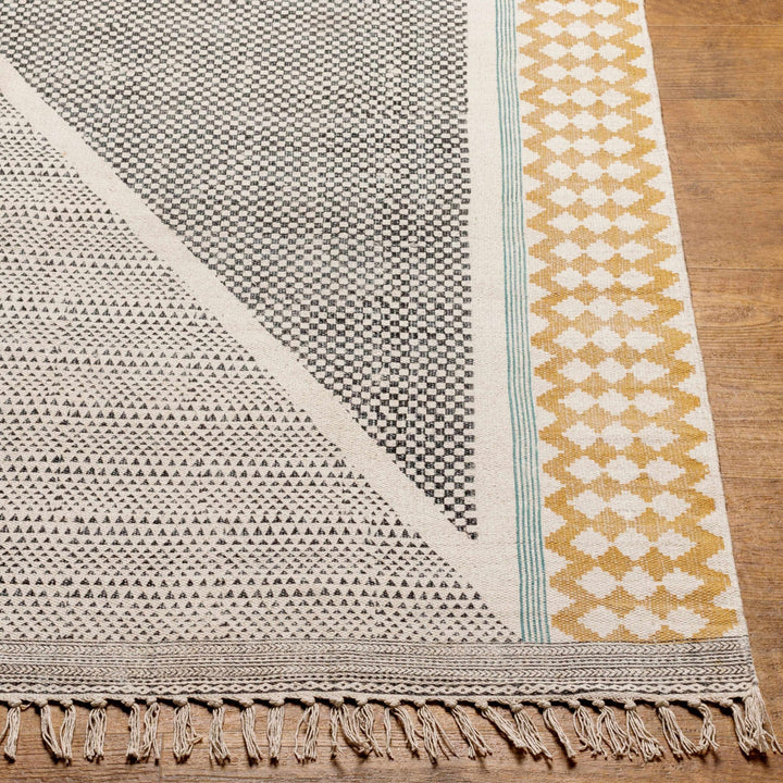 Sherbrooke Bohemian Beige And Black Area Rug - The Rug Decor