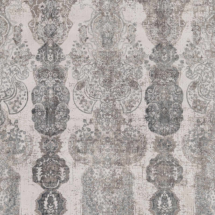 Shipdham Modern Style Gray And Ivory Area Rug