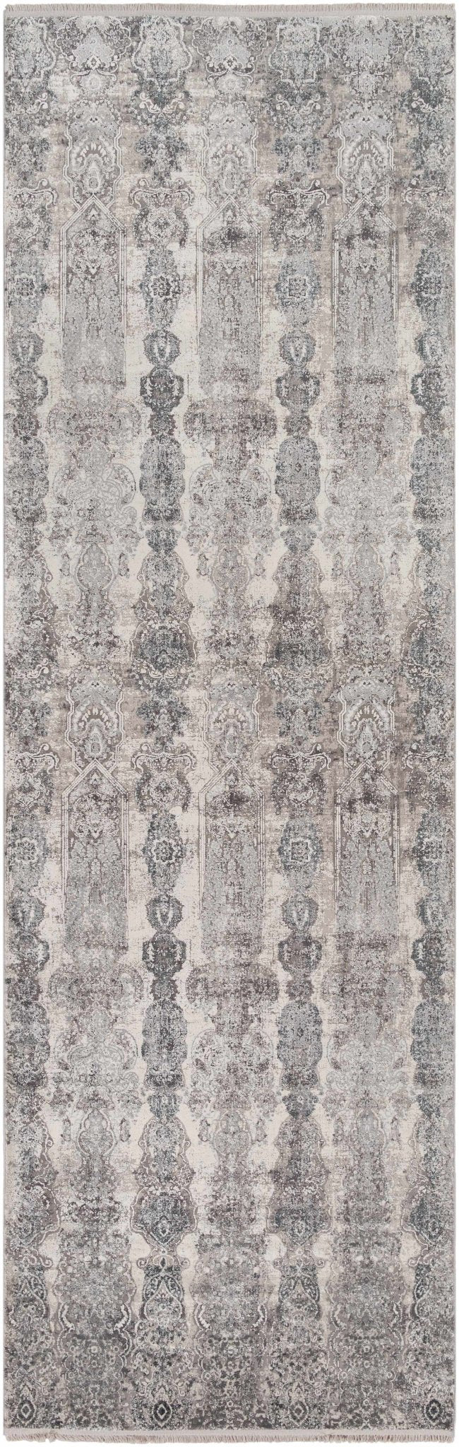 Shipdham Modern Style Gray And Ivory Area Rug - The Rug Decor