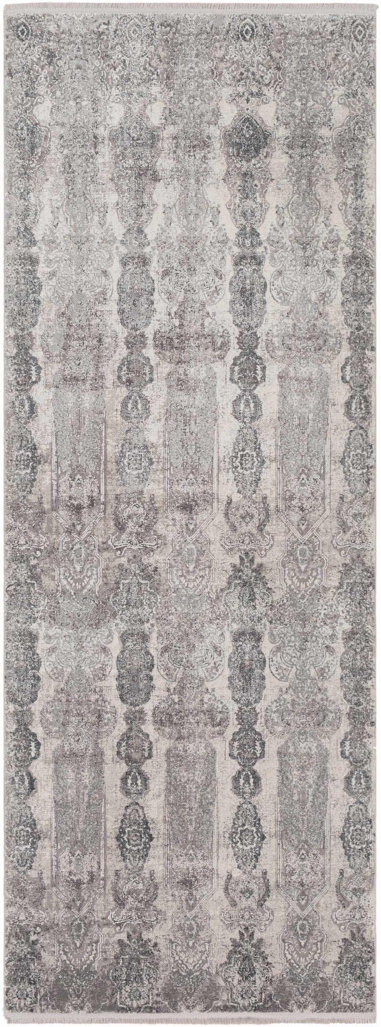 Shipdham Modern Style Gray And Ivory Area Rug - The Rug Decor