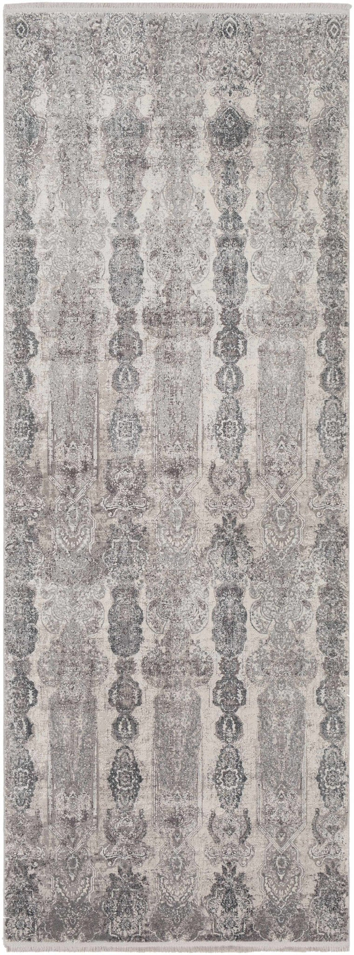 Shipdham Modern Style Gray And Ivory Area Rug - The Rug Decor