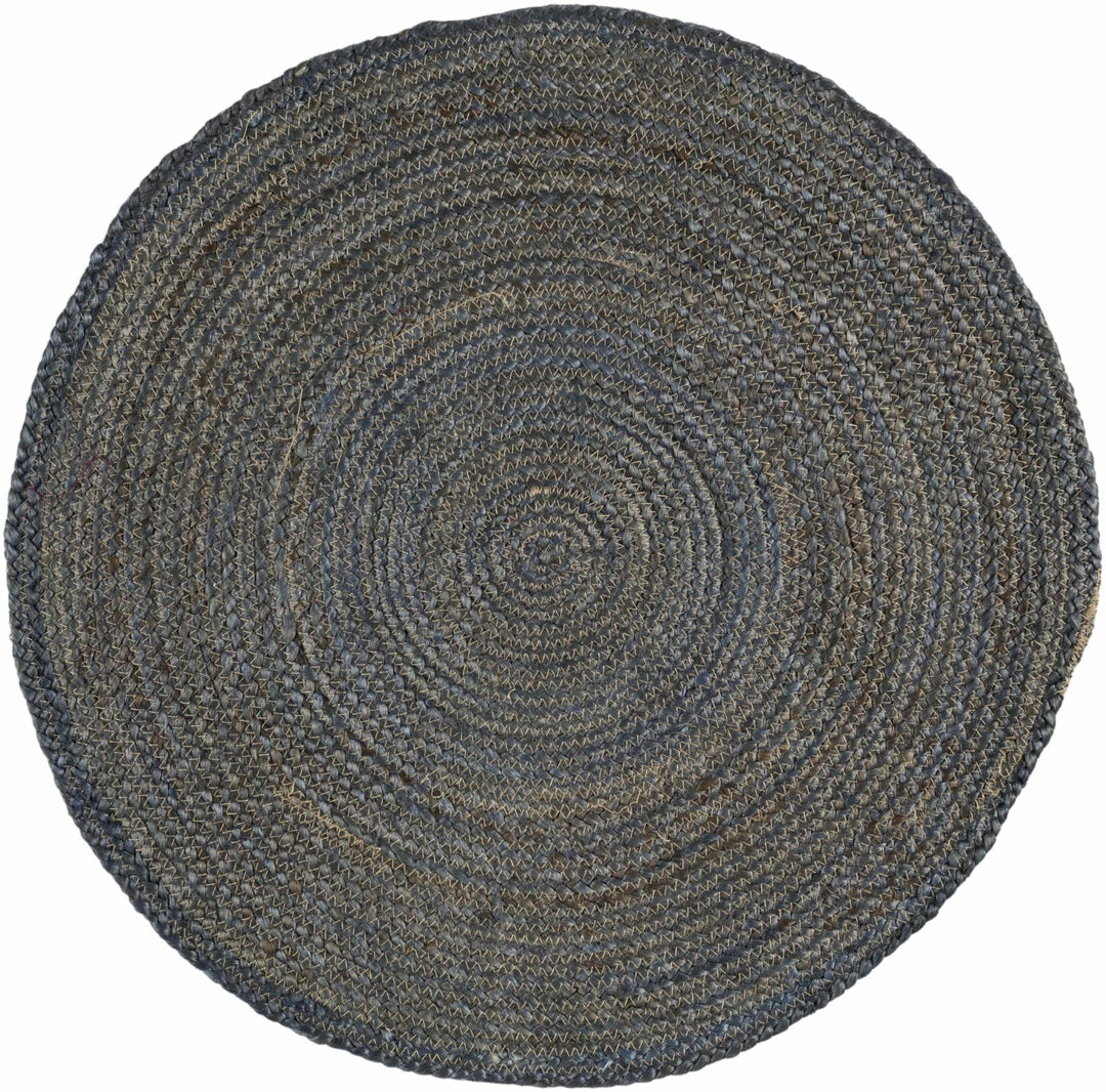 Shipshewana Dark Blue Hand Woven Jute Rug - The Rug Decor