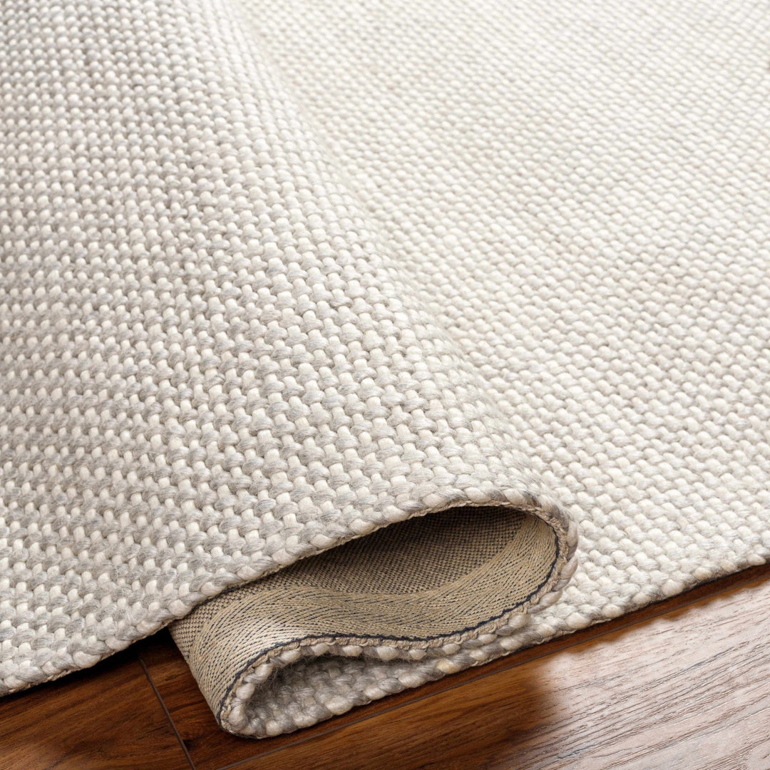 Shorterville Contemporary Style Ivory Hand Woven Area Rug - The Rug Decor