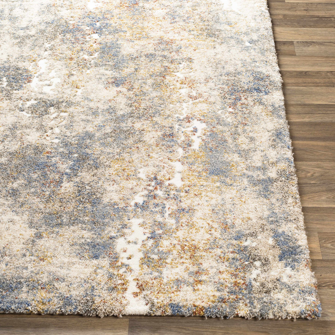 Shullsburg Modern Abstract Beige And Gray Area Rug