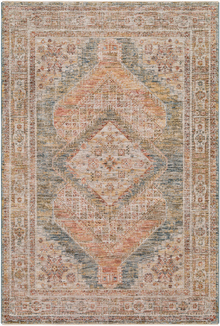 Moya Traditional Medallion Design Tan Area Rug