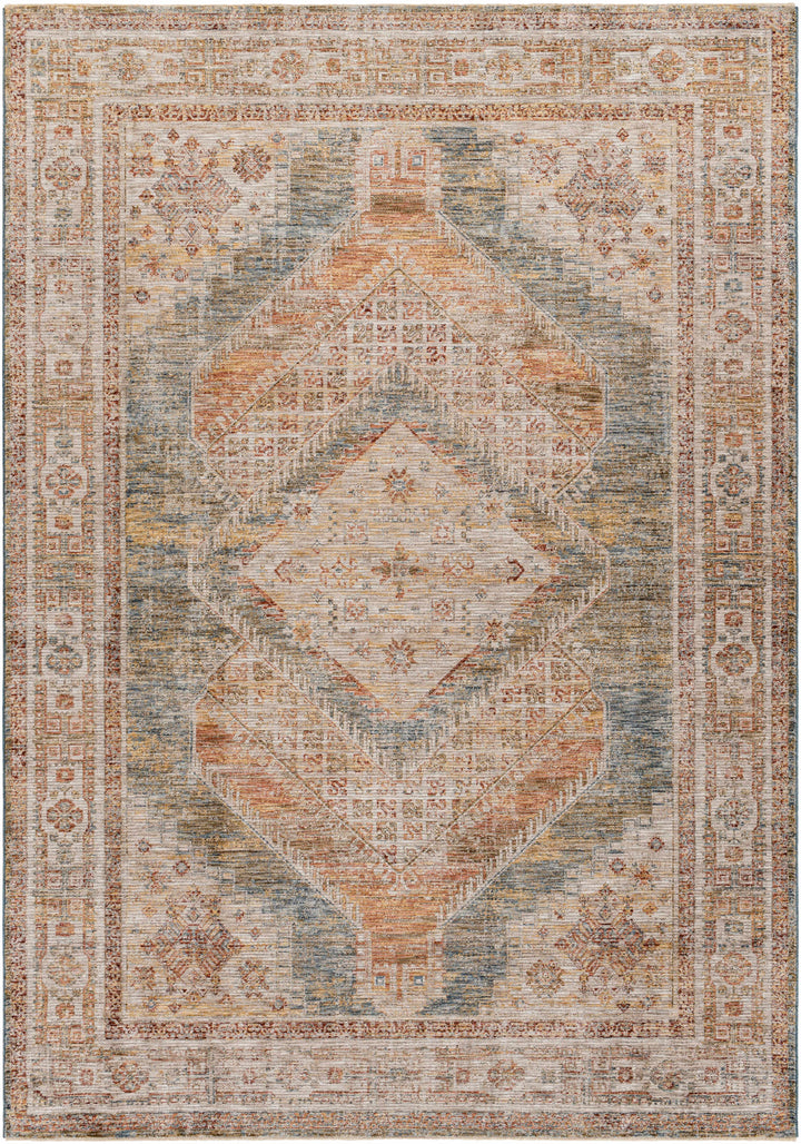 Moya Traditional Medallion Design Tan Area Rug