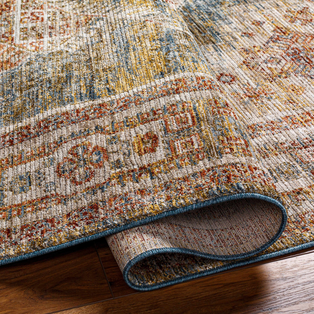 Moya Traditional Medallion Design Tan Area Rug