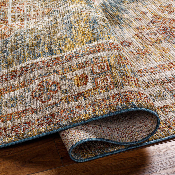 Moya Traditional Medallion Design Tan Area Rug