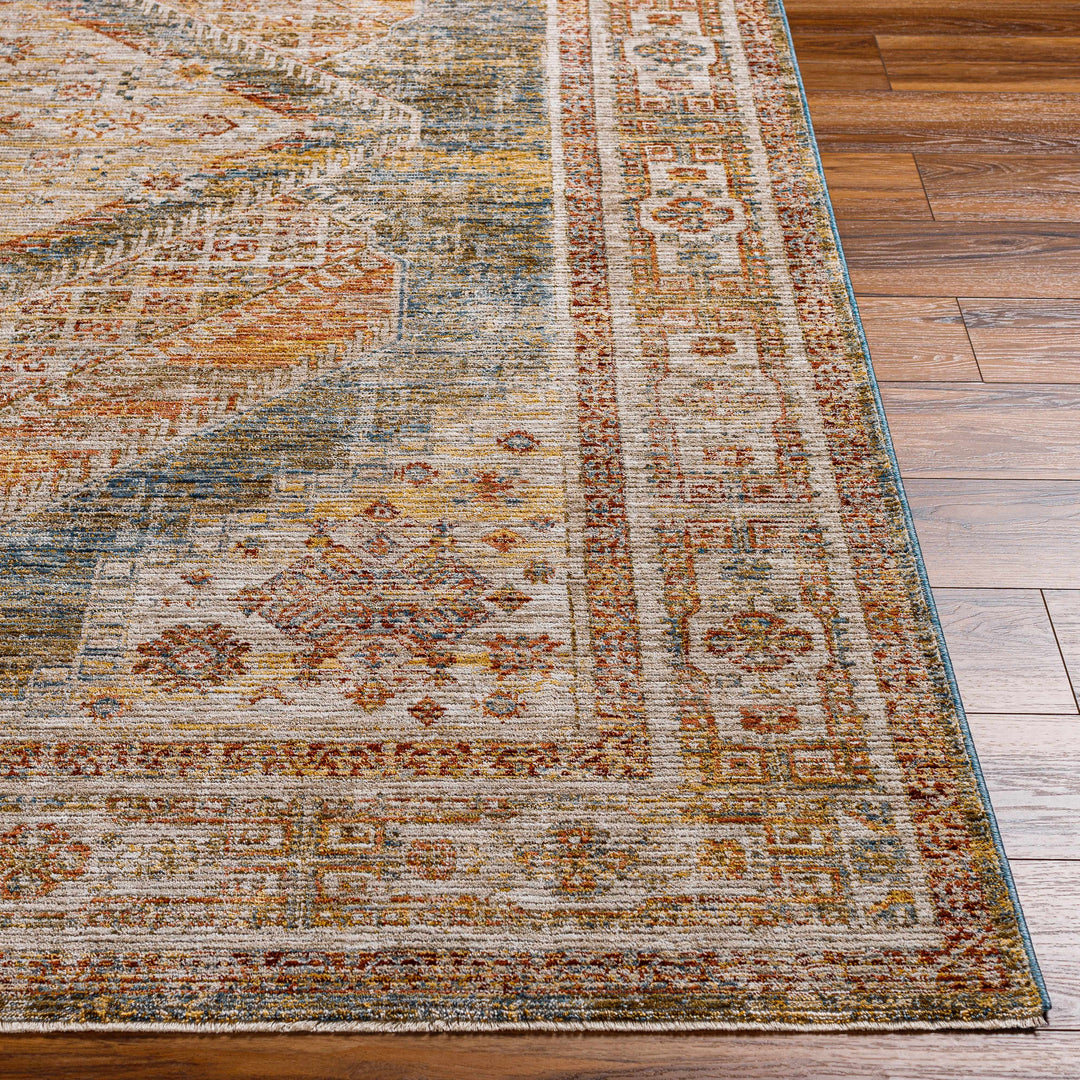 Moya Traditional Medallion Design Tan Area Rug