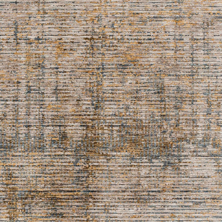 Osma Modern Abstract Design Mustard And Beige Area Rug