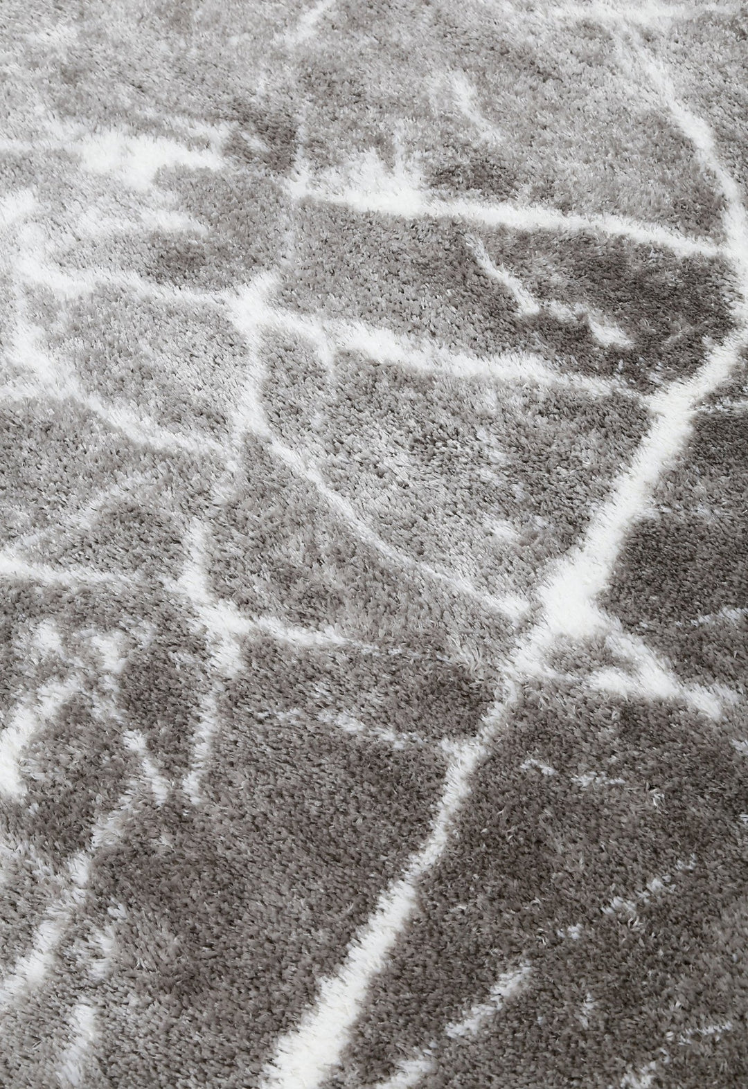 Silver And Gray Modern Abstract 5x7 Viscose Rug - The Rug Decor