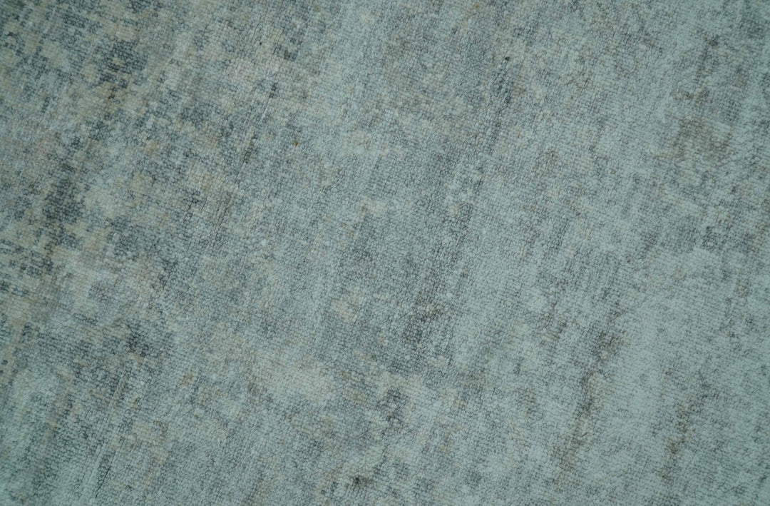 Silver design Modern Abstract Hand Knotted Bamboo Silk Area Rug - The Rug Decor