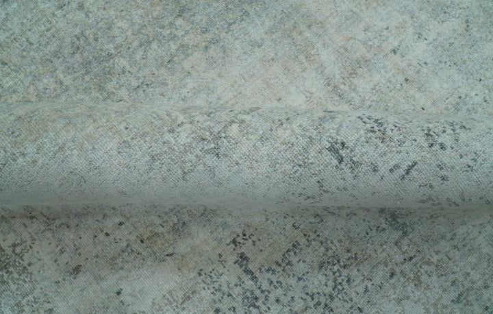 Silver design Modern Abstract Hand Knotted Bamboo Silk Area Rug - The Rug Decor