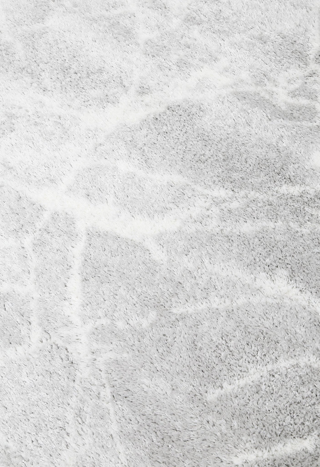 Silver Modern Abstract 5x7 Viscose Rug - The Rug Decor