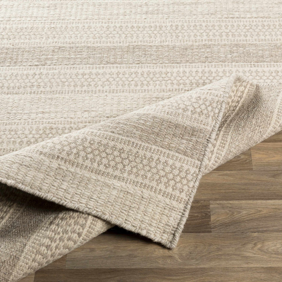 Silverthorne Bohemian Cream And Beige Wool Area Rug - The Rug Decor