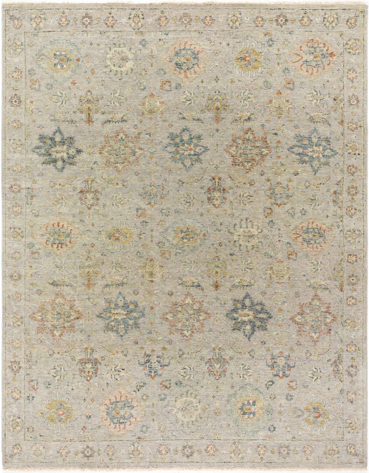 Sipocot Traditional Oushak Beige Hand Knotted Wool Area Rug - The Rug Decor